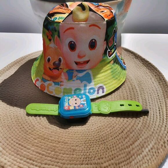 Cocomelon Bucket HatDouble Sided  And Musical Learning Watch - Picture 1 of 8